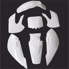 WHITE Plastics Fairing Fender