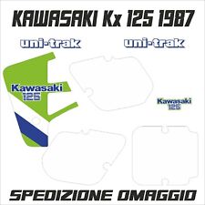  KAWASAKI Kx 125 1987 kit adesivi - stickers KIT