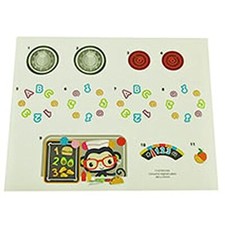 Ricambio etichetta/foglio adesivo per Fisher-Price 2 in 1 Servin' Up Fun Jumperoo