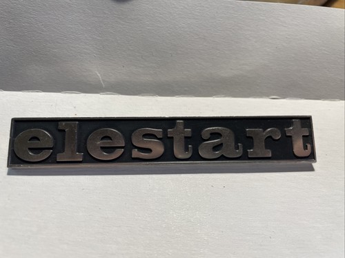 Ape elestart targhetta - 50,