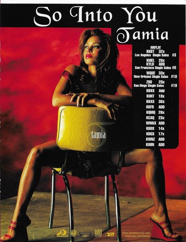 Tamia rara poster - tamia, 1998
