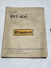 SONY DIGITAL TIME BASE