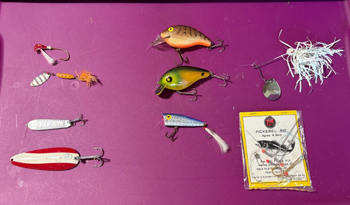 Lotto nove esche pesca - di,