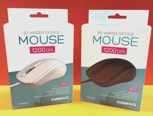 Office mouse 1200dpi 5m - mouse, 1.5m