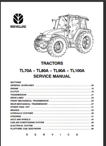 New holland tl70a - new, tl80a