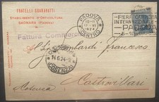 Italia Regno Telegramma Fratelli Sgaravatti Da Padova A Castrovillari Varieta’