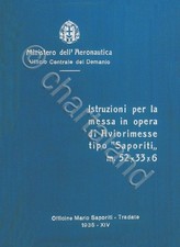 AERONAUTICA ITALIA - Aviorimessa Saporiti 52x35x6 1935 Manual - DVD