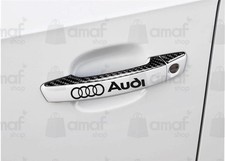 ADESIVI  MANIGLIE AUDI STICKERS A1 A3 A4 Q3 Q5 Q7 TT AUTO 10 Colori Disponibili