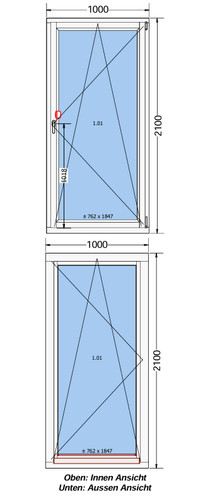 Porta balcone in - 🌲,