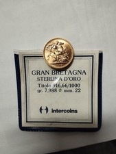 Sterlina d'oro 1974  Regina