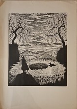 Xilografia originale bruno - originale,