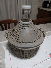 Damigiana Di Vetro Trasparente Vaso Da 5 Litri Fiasco Fiaschetta Acqua Vino Olio