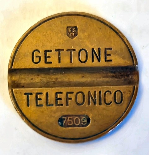 Gettone telefonico esm 7509 - gettone,