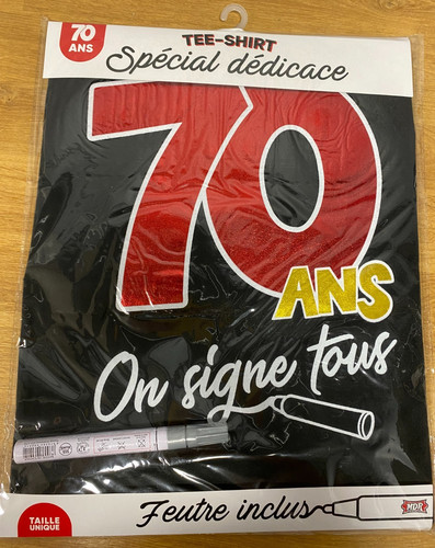 Shirt guantone 70 anni - guantone,