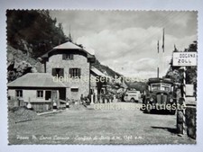 PASSO MONTE CROCE CARNICO bar Confine dogana Zoll camion Udine cartolina 143 *