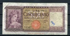 ITALIA - Biglietto Da 500 LIRE