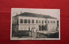 Cartolina CAPONAGO.Municipio E Scuole Viaggiata 1940