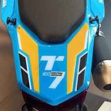 Adesivo 3D Protezione Coda moto compatibile con Yamaha Tenere 700 Rally 2025