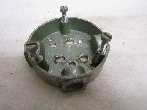 Ancien socle platine lampe - ancien,