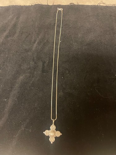 Collo croce argento - croce,