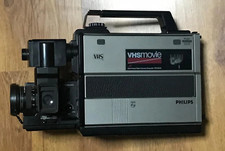 PARTI DI RICAMBIO VHS Philips VKR 6810 Auto Focus Videocamera Camcorder Vintage