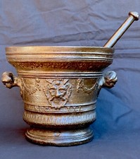Large Bronze Pharmacy Mortar