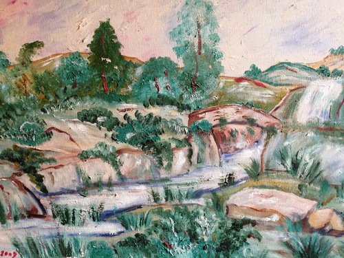 Dipinto olio - , su