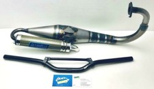 Marmitta Giannelli REVERSE 31603E Per MBK BOOSTER + Manubrio TNT Naked Nero