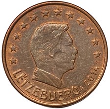 5 CENTESIMI DI EURO LUSSEMBURGO 2014 - GRANDUCA HENRI - UNIFICATO 3.14 - CC -
