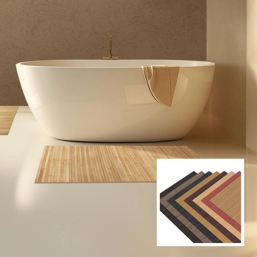 Tappeto bagno bambù - tappeto,