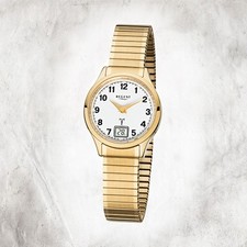 Regent Orologio Donna IN Acciaio Inox FR-208 Radio Bracciale Oro URFR208