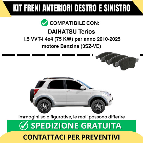 Pastiglie freno anteriori per - pastiglie,