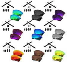 SmartVLT Kit Lenti di Ricambio Polarizzate e Gomma per-Oakley Half Jacket XLJ