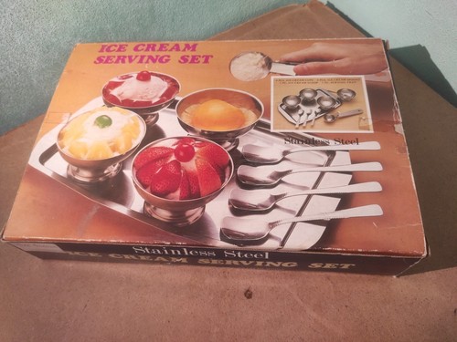 Set porzioni gelato vintage