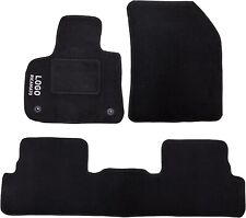 TAPPETINI AUTO CON LOGO COMPATIBILI CON 3008 MOQUETTE ANTERIORI POSTERIORI