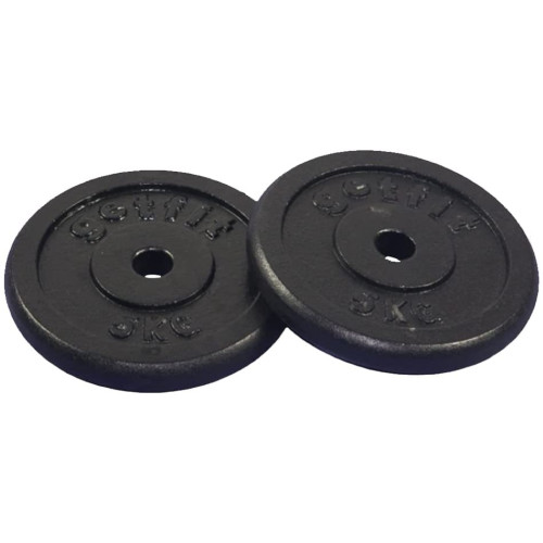 Getfit coppia dischi ghisa - dischi, in