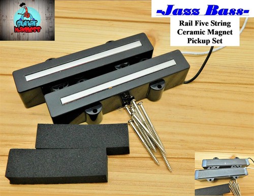 Jazz bass rail pickup set - g.m.,