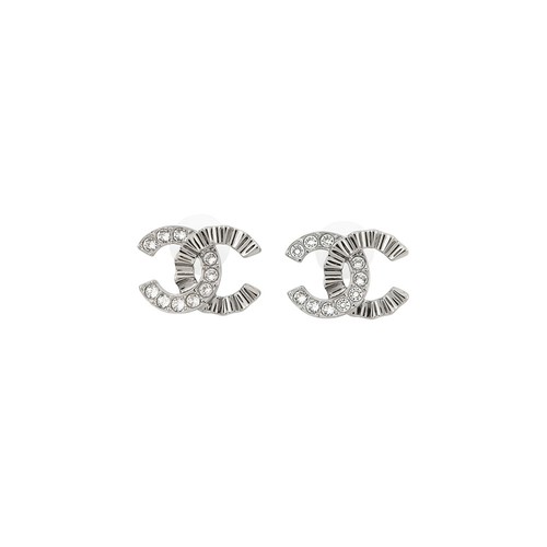 Chanel logo earrings - logo,