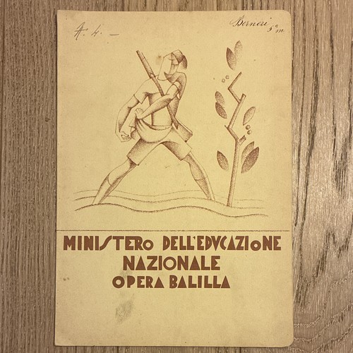 Pagella scolastica epoca - scolastica, d’epoca