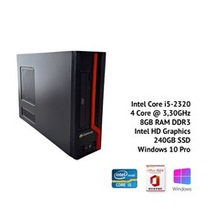PC Computer ACER Gateway Intel Core i5 8GB RAM 240GB SSD Win 10 Pro + Office