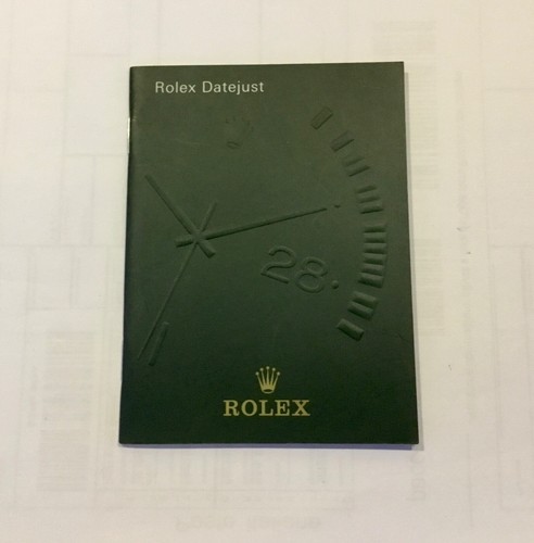 Libretto originale rolex - libretto,