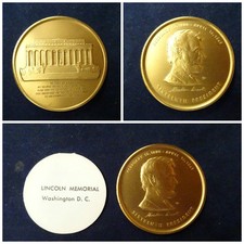 Lincoln Memorial medal – Sixteenth President – bronze medal