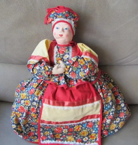Bambola russa stoffa - stoffa, e