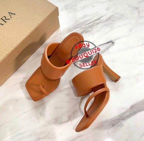 Zara new leather - new, high-heel