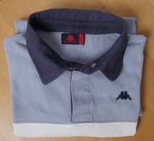 Robe di Kappa VINTAGE MAGLIETTA TSHIRT Blu Azzurra Bianca Righe TAGLIA Small