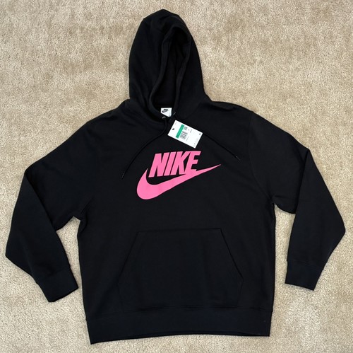 Nuova nike fleece hoodie nero - nike,