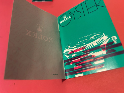 Libretto originale rolex - libretto,
