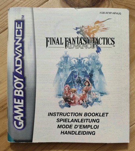 Istruzioni final fantasy - final,