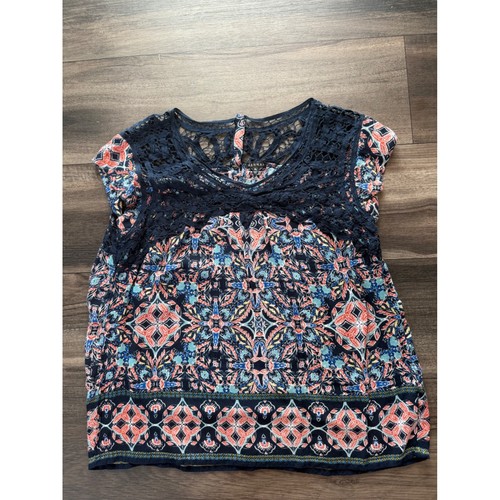 Top blusa boho - , navy