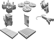 Set parti carro prigionieri - set,